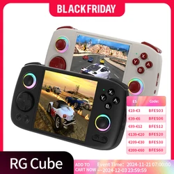 ANBERNIC RG Cube портативная игровая консоль 3,95 ''IPS мультисенсорный экран T820 Android 13 RGB джойстик 5200 мАч видео игровые консоли