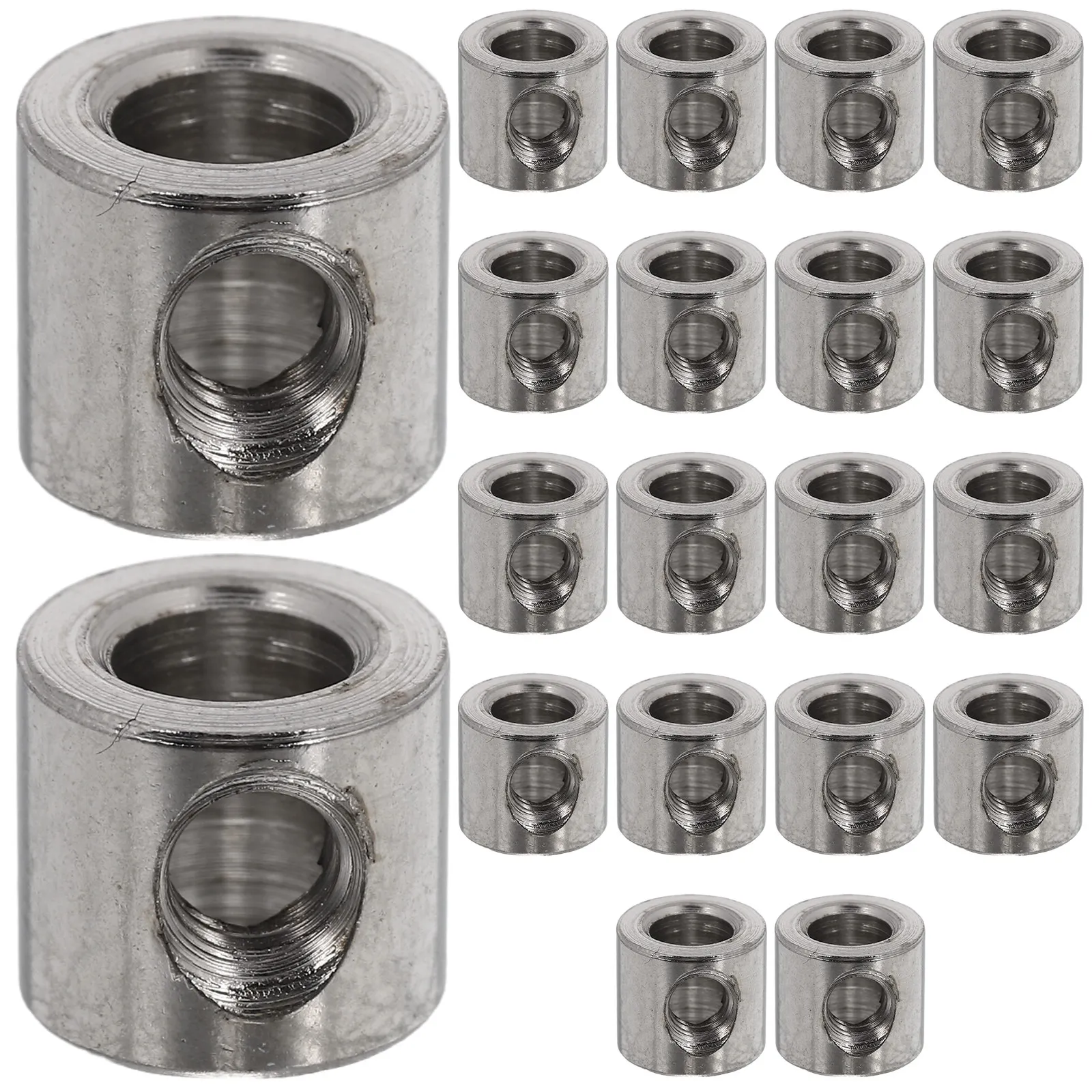 Wire Rope Lock Clips 20Pcs Heavy Duty Iron Cable Clamps Rust Resistant Self Locking Easy Tightening