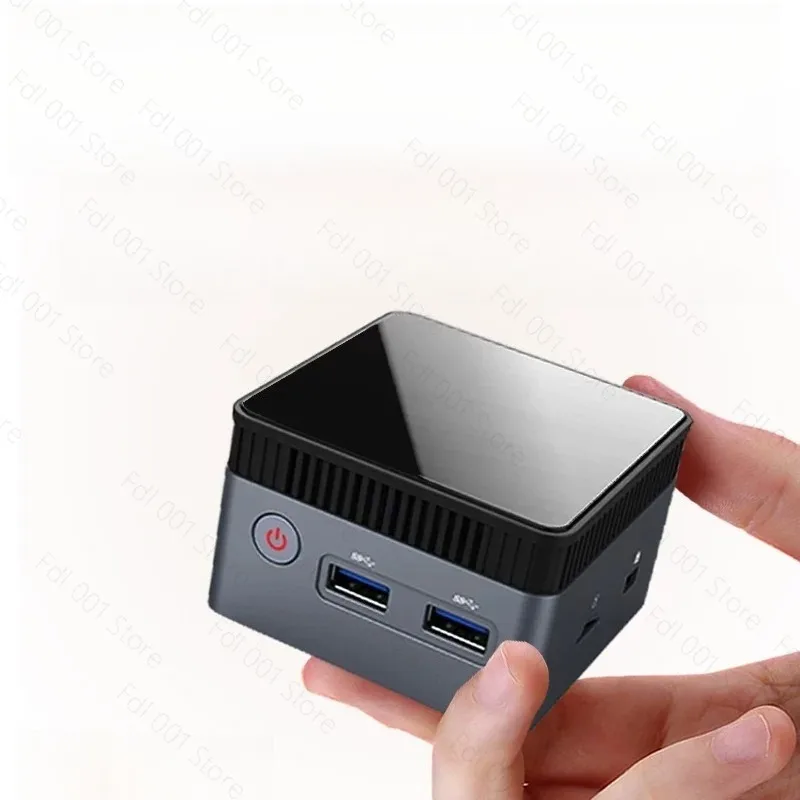 N100 Mini Computer DDR5 RAM, Supports Dual 4K Displays, Ultra Compact PC for Office Work, Light Gaming and Streaming