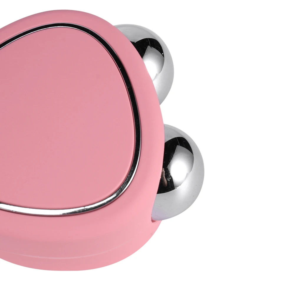 Ems マイクロカレント美容器具痩身装置 Rf ダブルローラーマッサージャー浮腫軽減しわ除去スキンケアツール