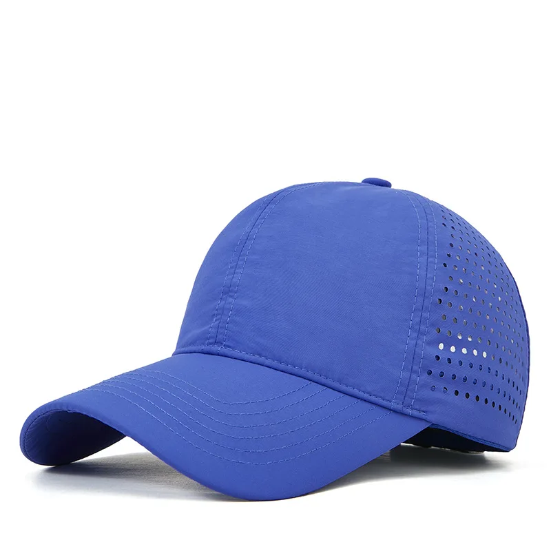 Gorra de béisbol de malla transpirable para hombre y mujer, visera de secado rápido, sombrero de Sol para deportes al aire libre, 62cm 56-tamaño