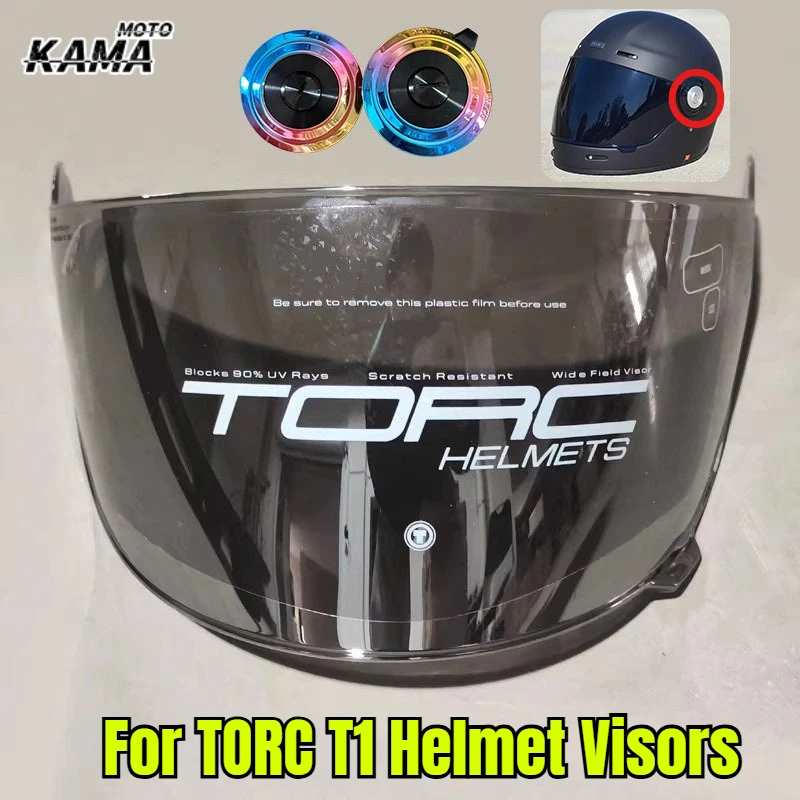 

Визоры для шлемов TORC T1 из углеродного волокна, линзы для полнолицевых шлемов T135, черные, с серебряным покрытием