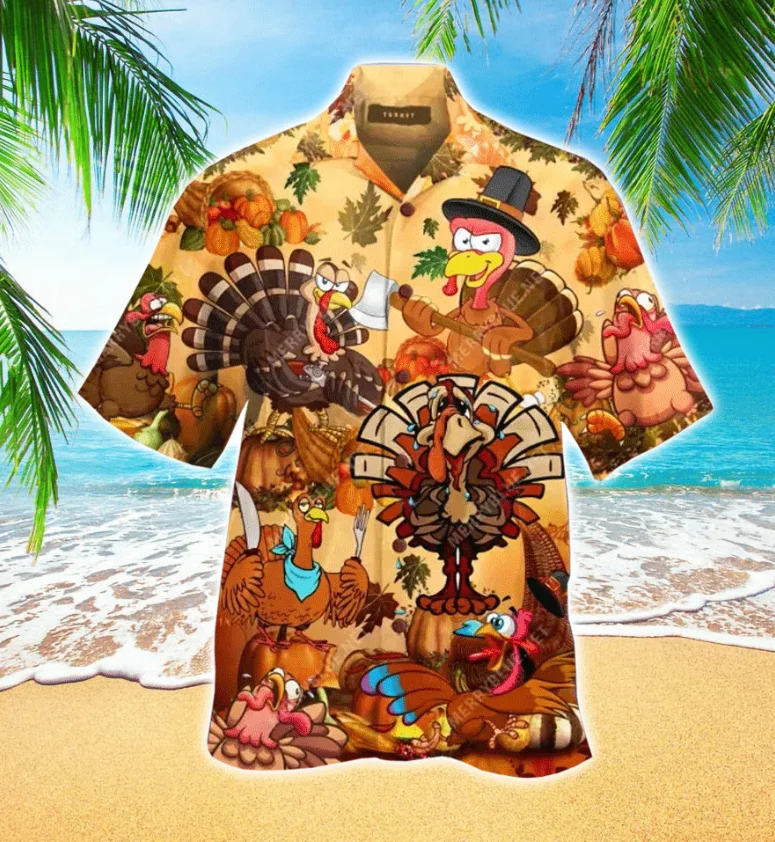 Hawaiian Shirts for Men Monster Cartoon Character Kawaii Shirts Beach Short Sleeve Summer Casual Button Up Hawaii Shirts