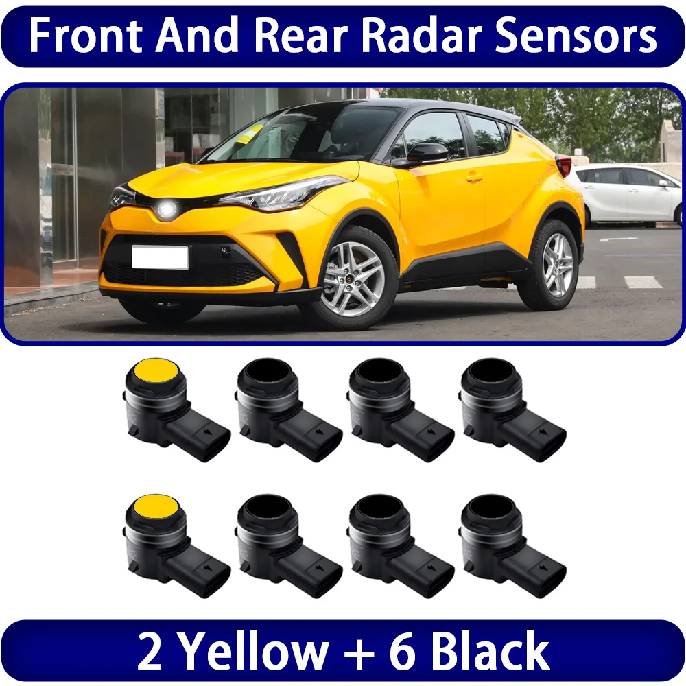 ZhuCamX Car Parking Sensor Kit for Toyota CHR C-HR 2016-2023