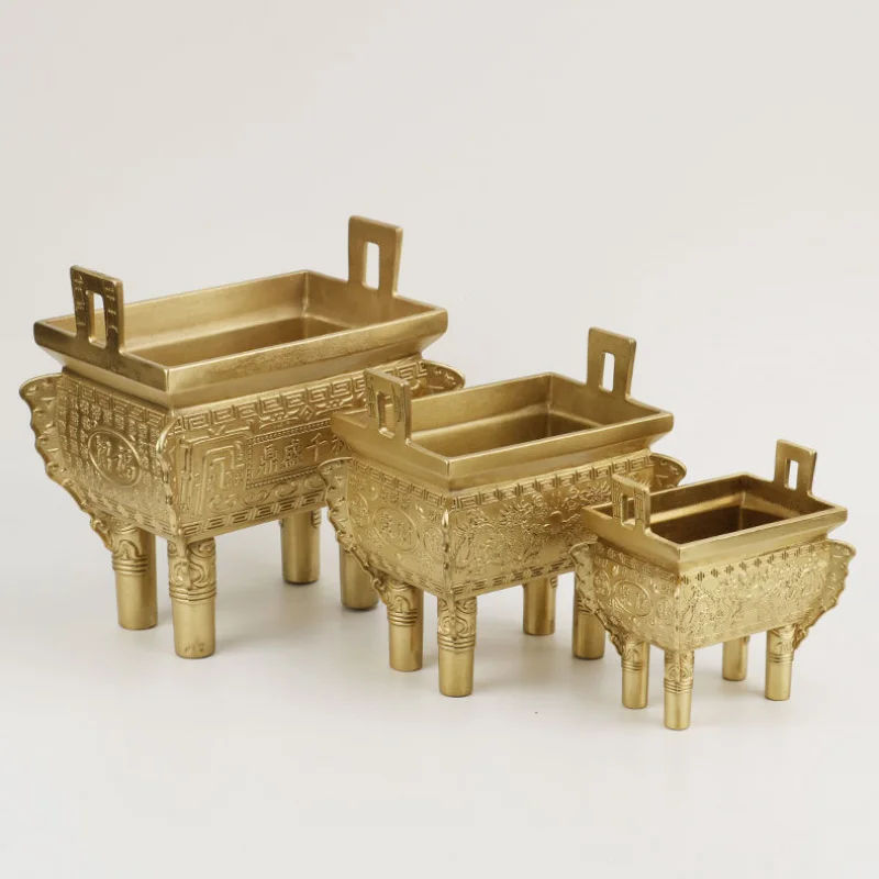 ornements-de-trepieds-en-cuivre-trepied-en-laiton-trepied-dore-la-prosperite-des-ages-trepied-carre-cadeau-d'ouverture-pour-la-maison-et-le-bureau