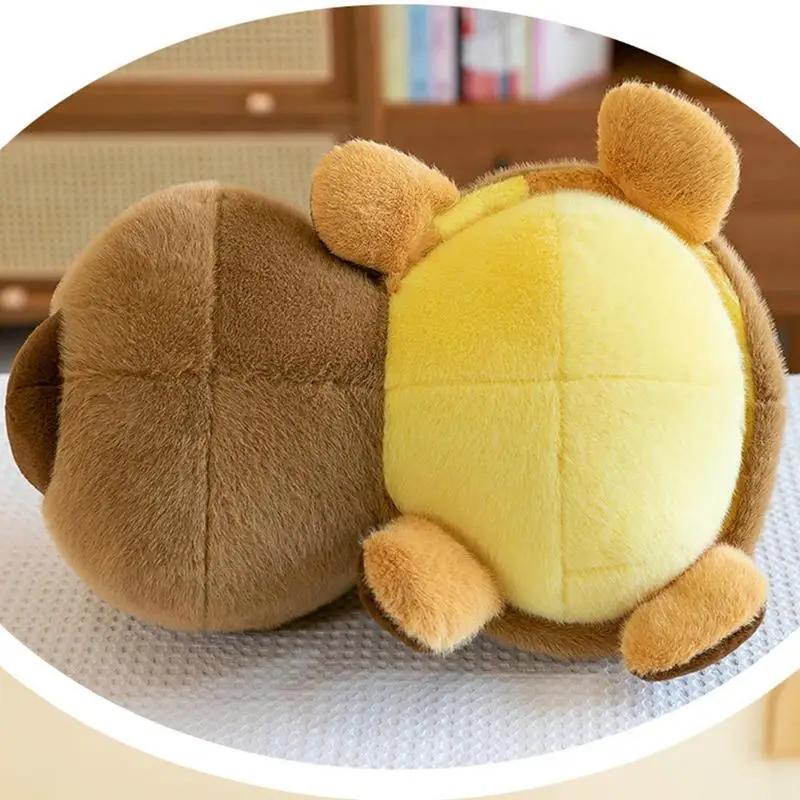 Capybara Plush Realistic Cute Bee & Capybara Plush Toy Kawaii Stuffed Plushie Throw Pillow Plush Dolls For Christmas Valentines