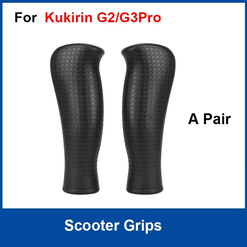 زوج الأصلي سكوتر القبضات ل KuKirin G2 برو ماستر ماكس كيرين G3 برو G4 ماكس E-سكوتر المضادة للانزلاق المطاط مقبض مقود دراجة أجزاء
