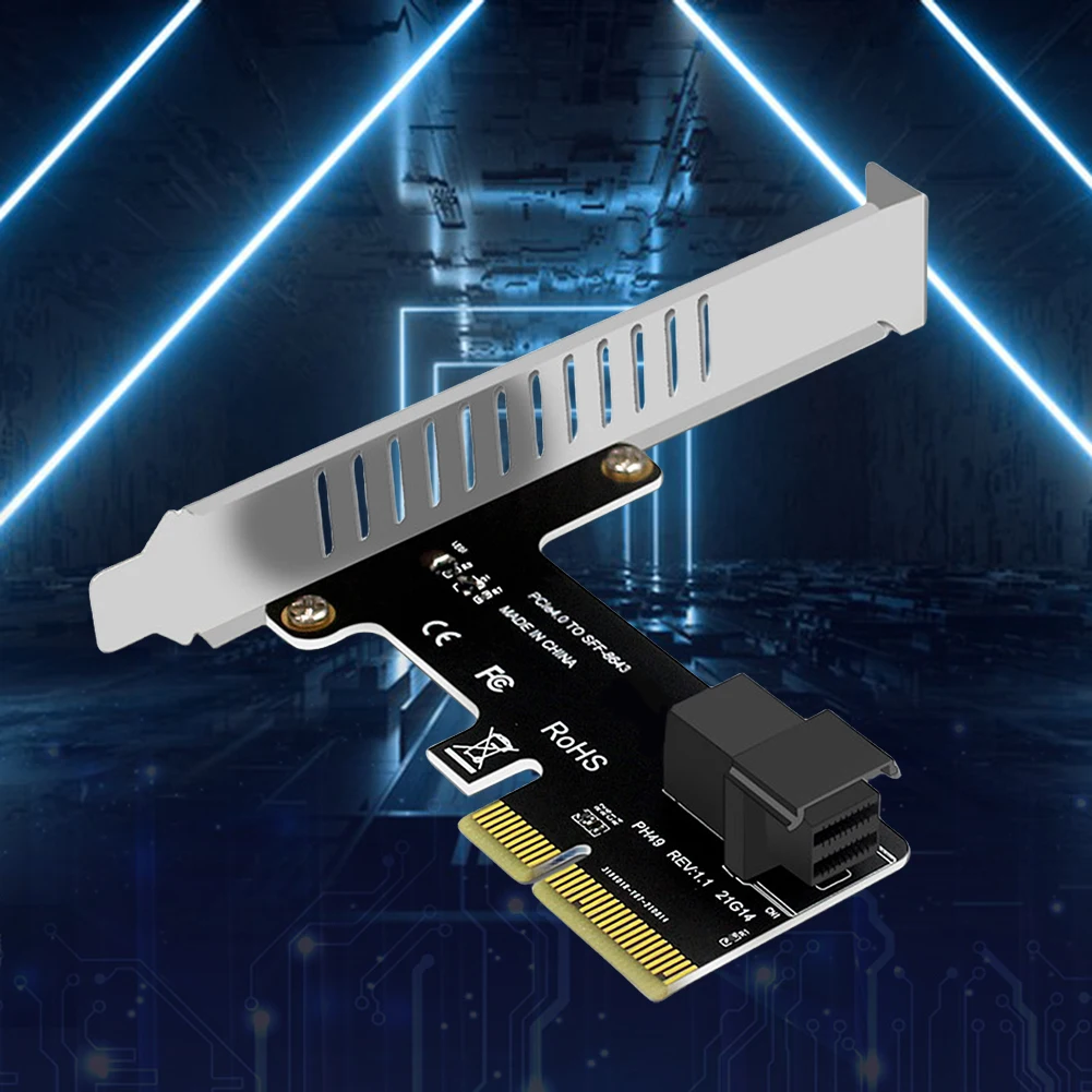 PCI E To SFF-8643 Riser Card PCIE To U2 PCIE X4 To SFF8643 Expansion Card Solid State Drive Adapter