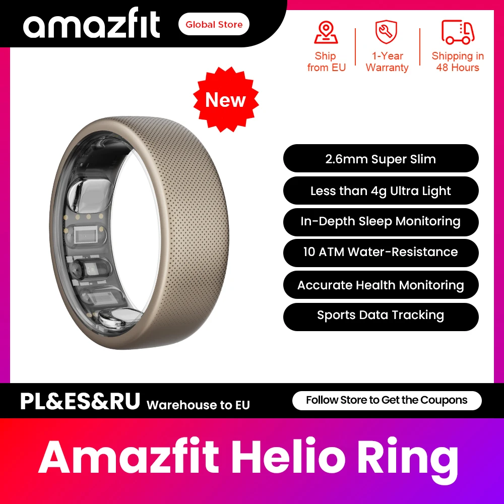 98 % neuer Amazfit Helio Ring