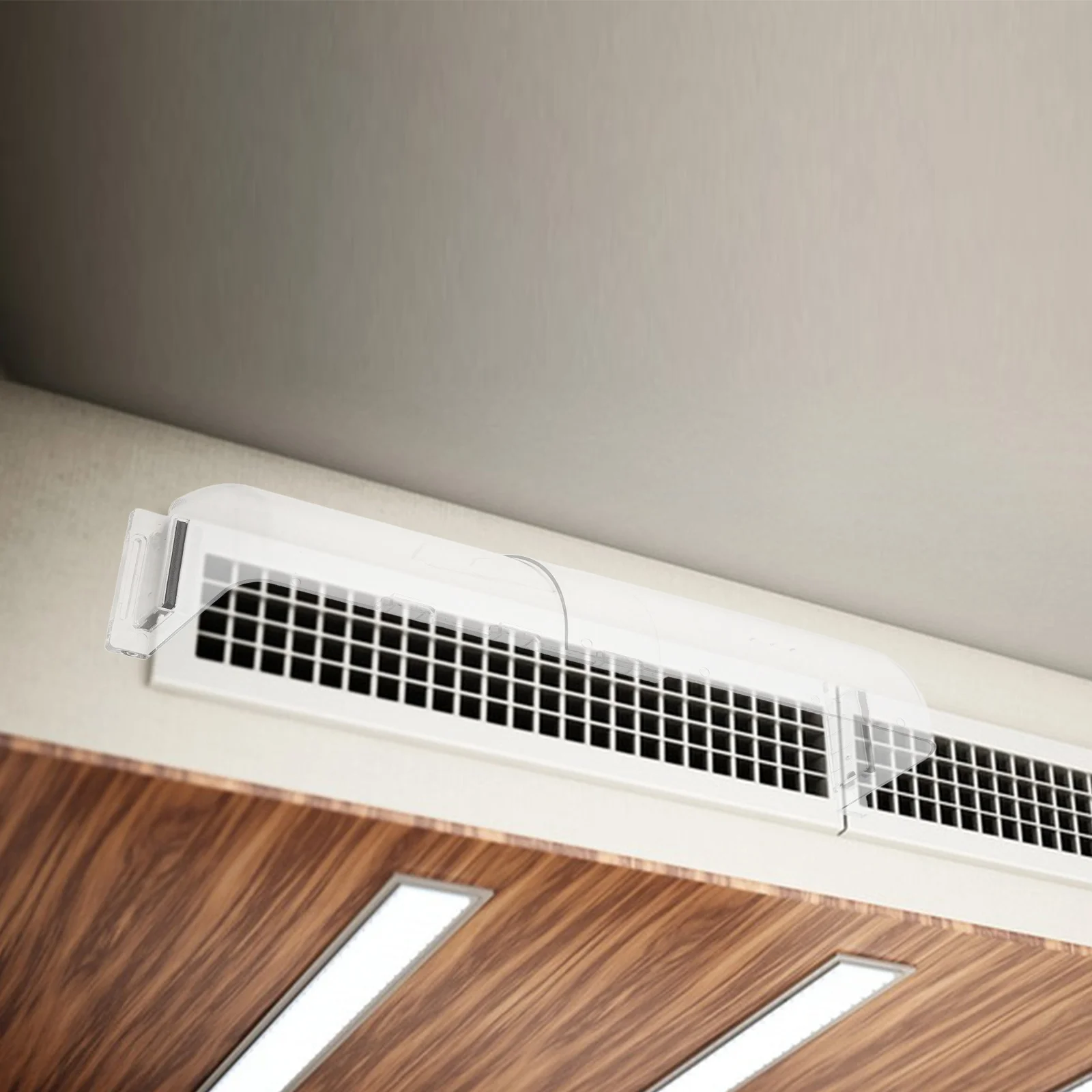 

Adjustable Air Conditioner Deflector Magnetic Retractable Panel for Ceiling Vent Windshield Airflow Blocker Air Conditioning