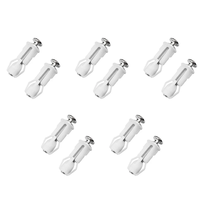 AB47-5X parafusos do assento do vaso sanitário e parafusos da tampa do vaso sanitário parafusos de dobradiças de fixação superior de aço inoxidável, para peças de reposição do assento do vaso sanitário
