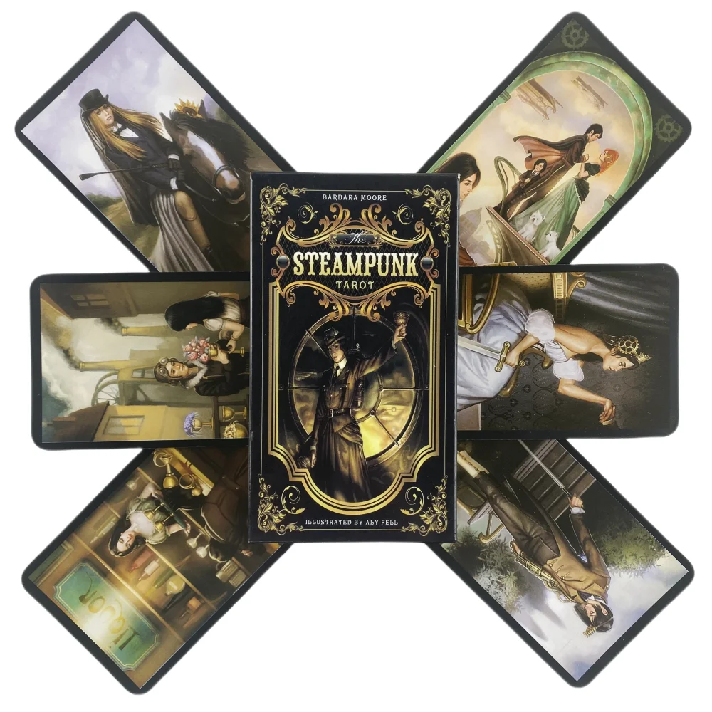 The Steampunk Tarot Table Deck Board Game Kawaii Tarot Pantha Oracle Cards English Visions For Family Gathering Party