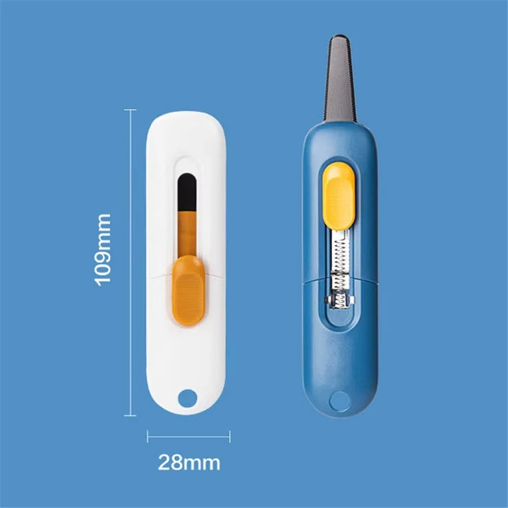 ديلي سكّين متعدّد الاستخدامات سكين جيب متعدد الأغراض Nosж صندوق ورقي القاطع رسالة فتاحة مكافحة اللصق شفرة قابلة للسحب للمنزل مكتب #6