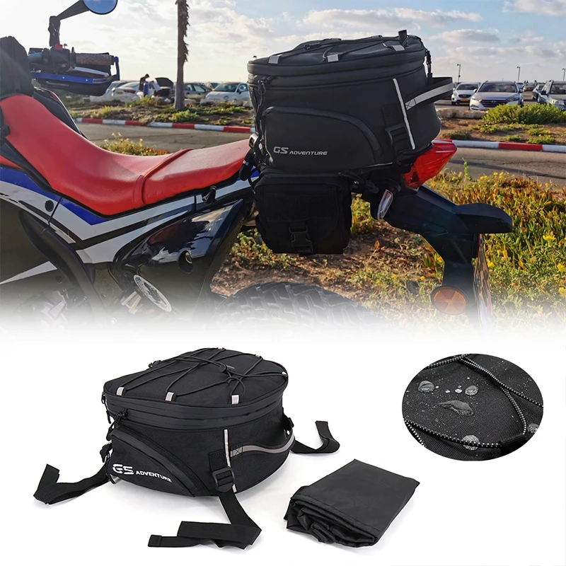 For Kawasaki Z900 New Motorcycle Bags Saddlebag Tailbag Tail Bag Top Bags For Honda Africa Twin CRF1000L NC700 For BMW F900XR