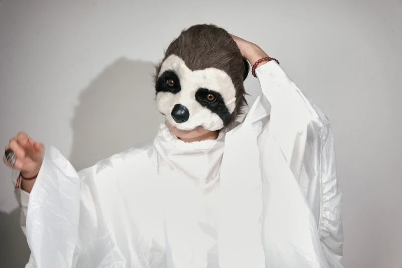 Funny Plush Sloth Mask Half Face Cute Animal Mask Christmas Cosplay Costume Props Masquarade Party Ball Mardi Gras Mask Masques