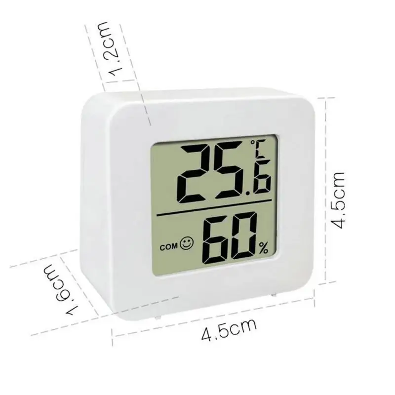 Room Mini Indoor Thermometer LCD Digital Temperature Room Hygrometer Gauge Sensor Humidity Meter Thermometer For Home Tool