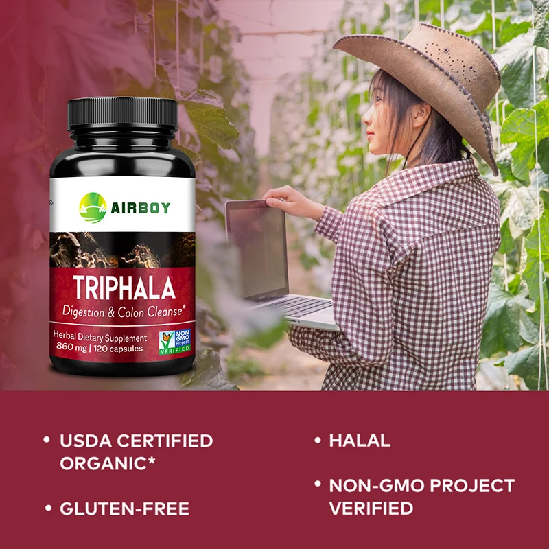 Triphala - Supports Intestinal Health, Relieves Constipation, and Improves Digestion and Metabolism