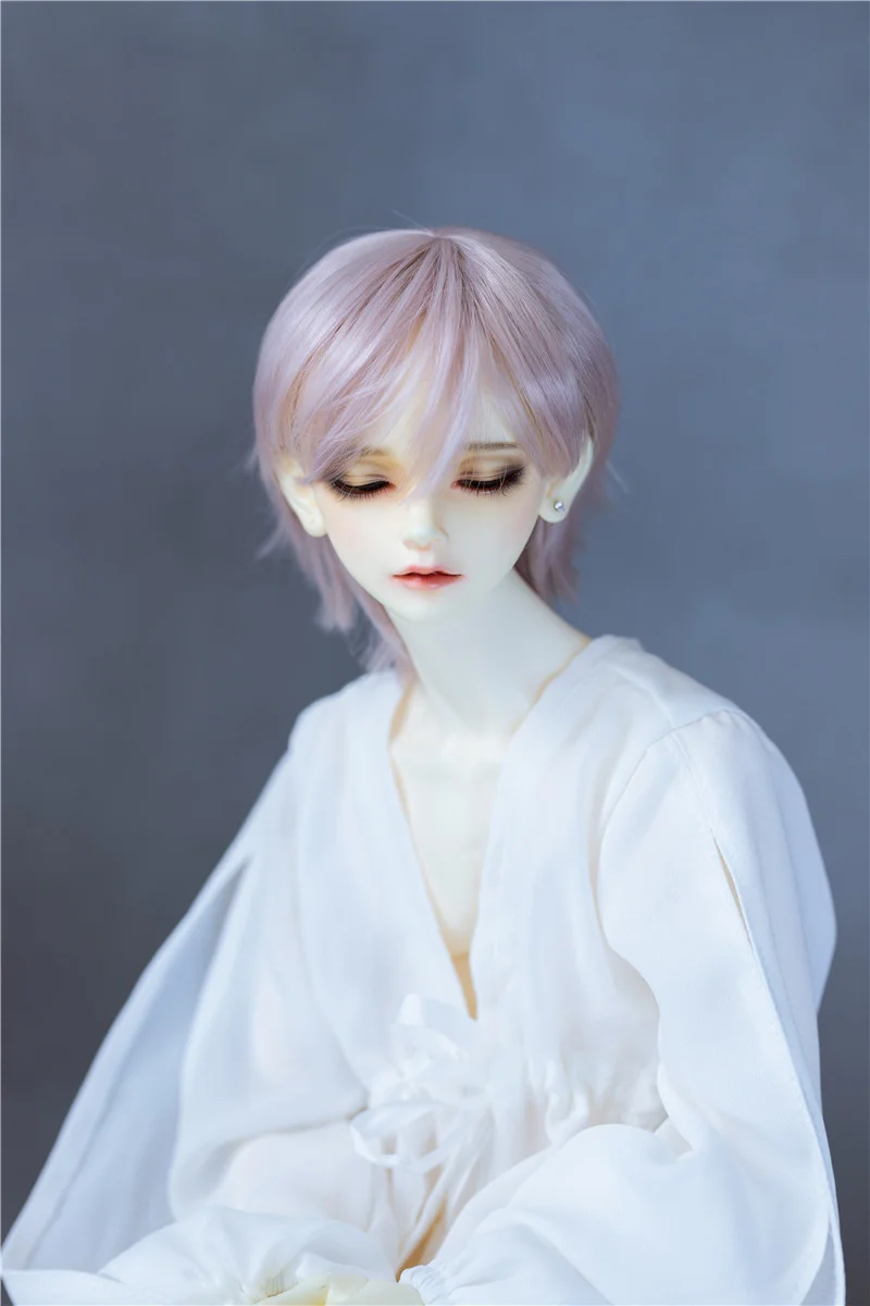 BJD doll wig suitable for 1/3 1/4 1/6 size men's high temperature wire short hair doll accessories