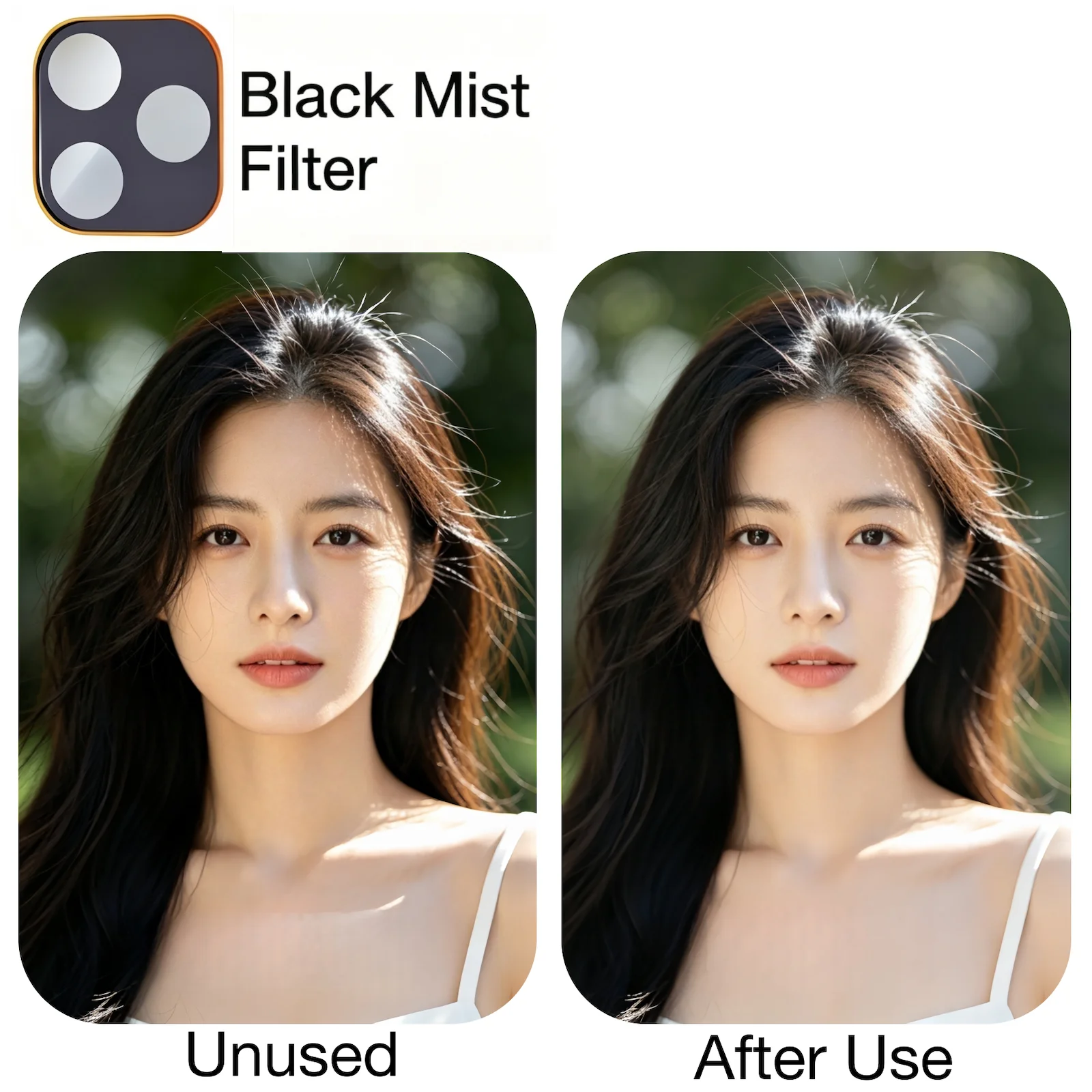 For iPhone 17 Pro Max /17 Pro 18 4in1 Mobile camera protective film ND UV CPL Black Pro-Mist Filter Professional effect view 4