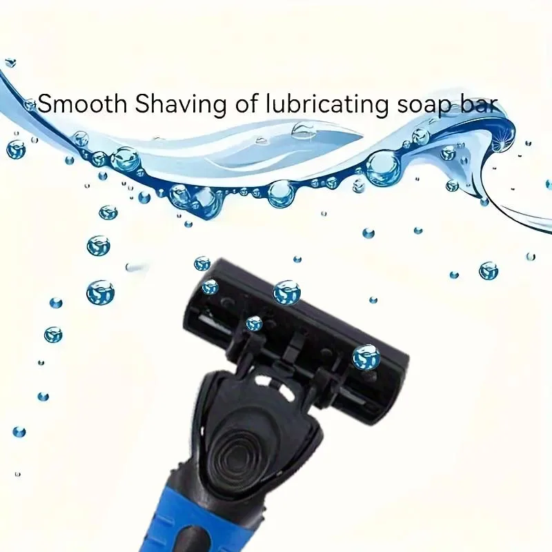 سكين حلاقة رجالي عالي الجودة، شفرة حادة من الفولاذ المقاوم للصدأ، مقبض مضاد للانزلاق، منتج ممتاز للحلاقة للرجال #3