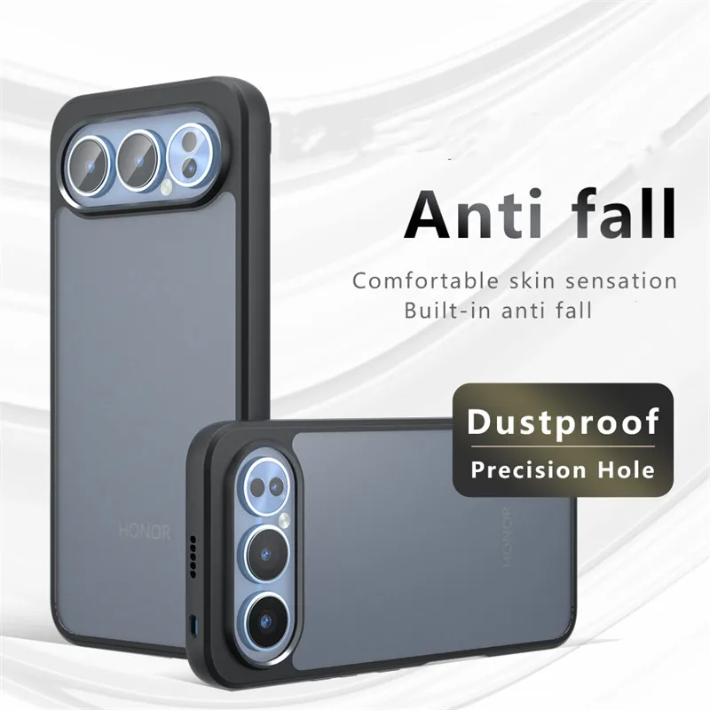 حافظة هاتف شفافة لهاتف Honor 500 مقاومة للصدمات ومضادة للخبط غطاء خلفي غير لامع لهاتف Honor 500 Pro حافظة لهاتف Honor 500 مقاس 6.55 بوصة