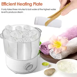 Towel Steamer Heater Quick Heating 10 Minutes Hot Towel Warmer Stove Hand Warmers SPA Facial Skin Moisturizing Tool with Clip