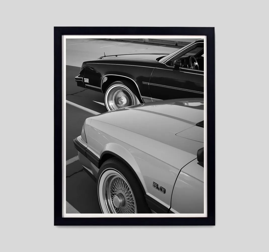Black and White Pictures Vintage Pictures Car Canvas Paintings Home Room Decoration Modern Art Cuadros