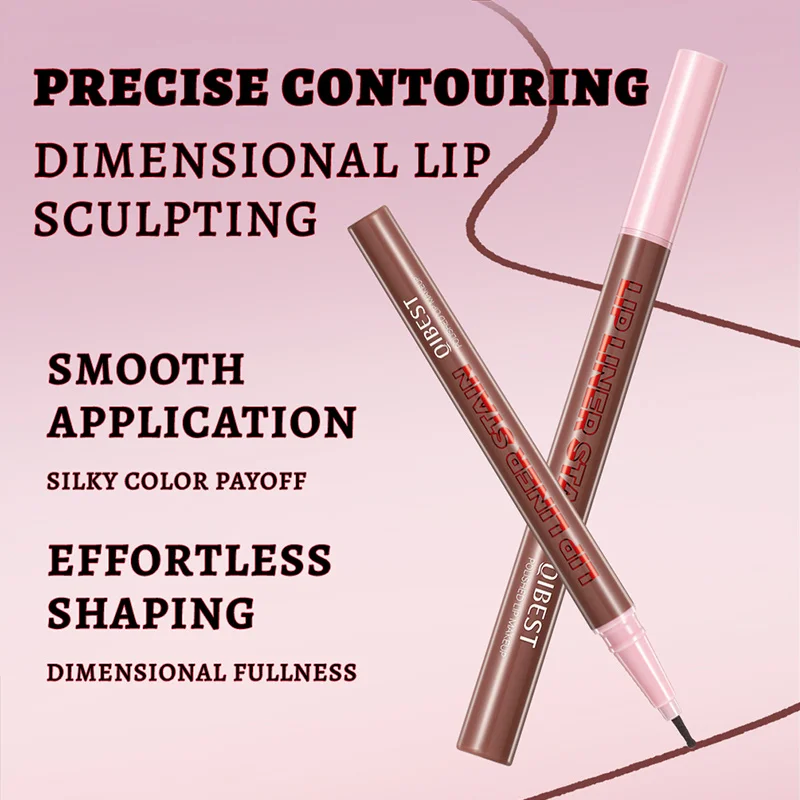 Matita per labbra tazza antiaderente impermeabile e di lunga durata opaca non facile da sbiadire penna per rossetto naturale per contorno labbra