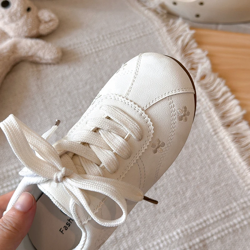 Kleinkind Mädchen Mary Jane Flache Schuhe, Frühling Herbst Wildleder Kreuzriemen Prinzessinnen-Kleidschuhe, Weite Runde Zehenpartie Weiche Sohle Freizeitschuhe – Detail 8