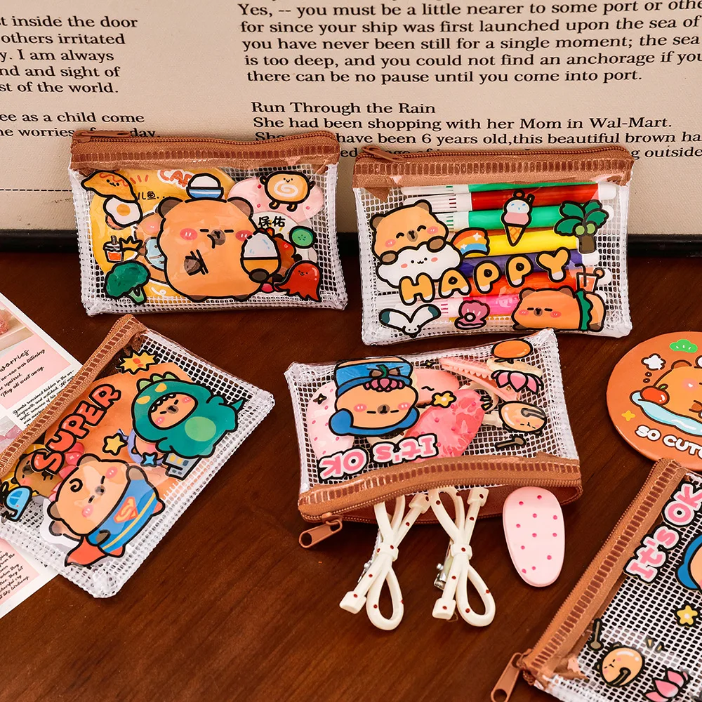 Waterproof Capybara Storage Ba - đánh giá và giá Embroidery Wallet