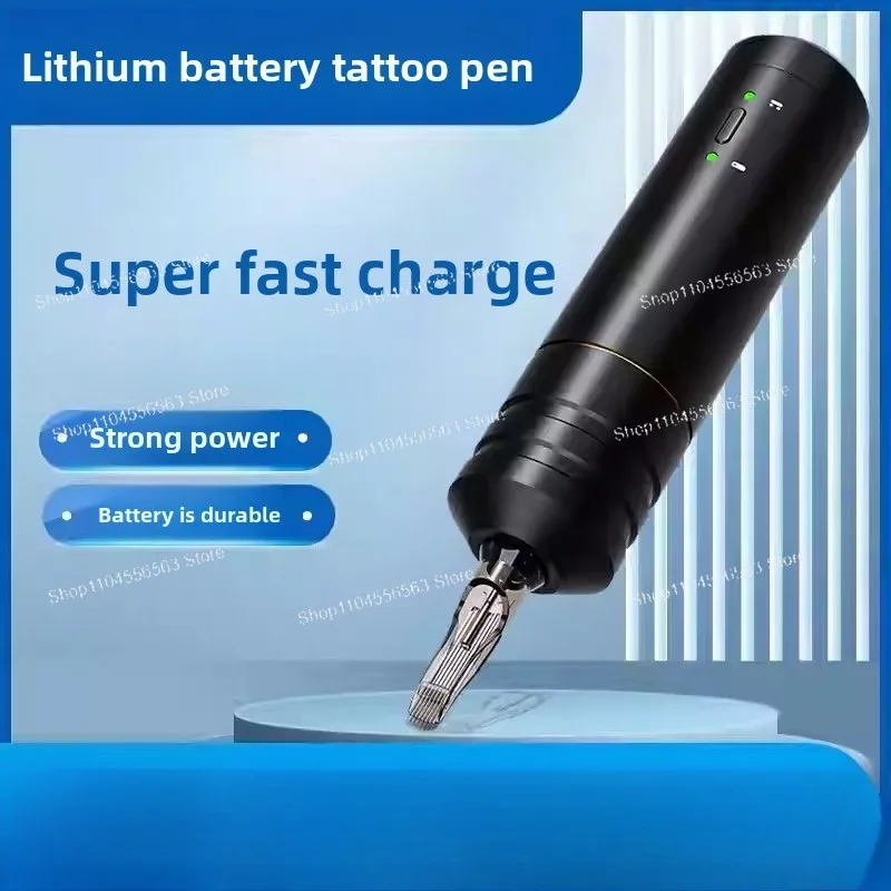 

Беспроводная ручка для татуировки, ход 4 мм для татуировщика, боди-арта, боди-арта, лечение