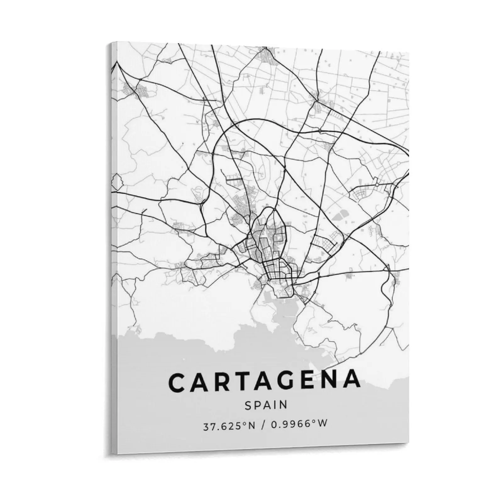 Cartagena España lienzo pintura placas decoración pared cueva Club Bar diseño pinturas de pared enmarcadas