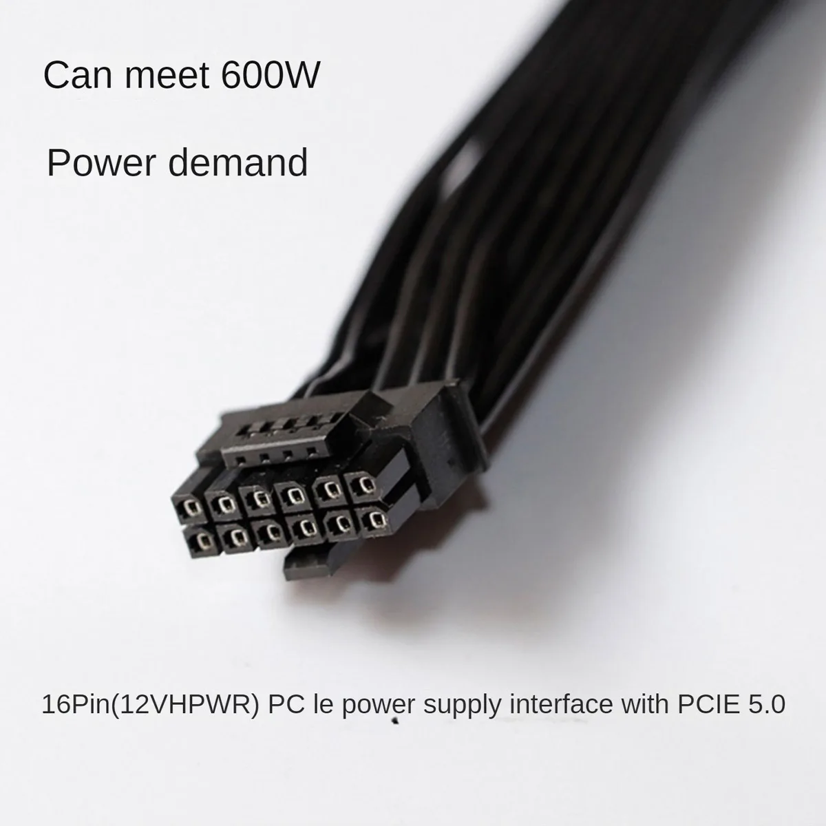 12VHPWR pequeño 12P 4P PCI-E5.0 cargador de tarjeta gráfica Cable 3080 3090 Ti versión 16P módulo adaptado para RTX 3090 Ti y 40 Se