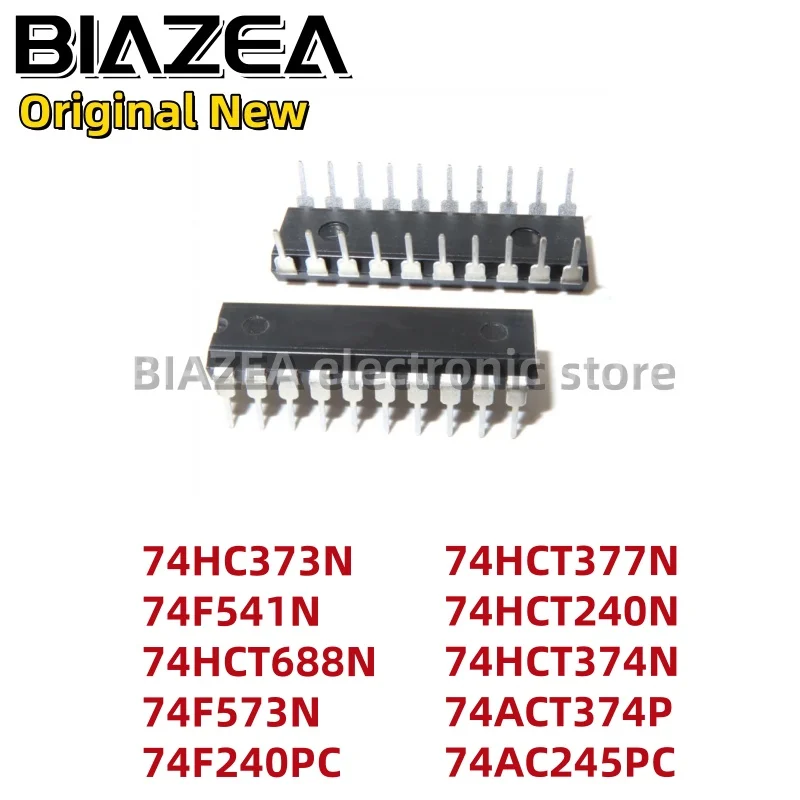 1piece 74HC373N 74F541N 74HCT688N 74F573N 74F240PC 74HCT377N 74HCT240N 74HCT374N 74ACT374P 74AC245PC DIP20