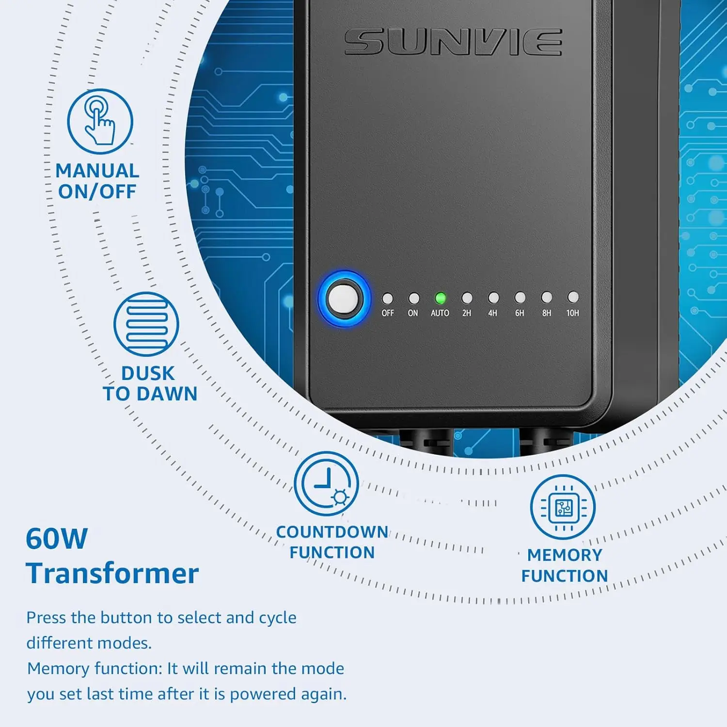 Niskonapięciowe oświetlenie krajobrazowe z zestawem oświetleniowym ścieżki transformatora 60 W, wodoodporne aluminium 3000 K