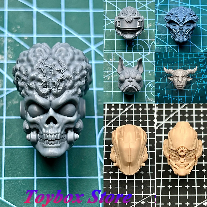 

Four Knights Comics Legions 1/12 Fiction Soldier Animal Dog Ox Head Bounty Hunter Perfect Detail Design 7" White Model Toys