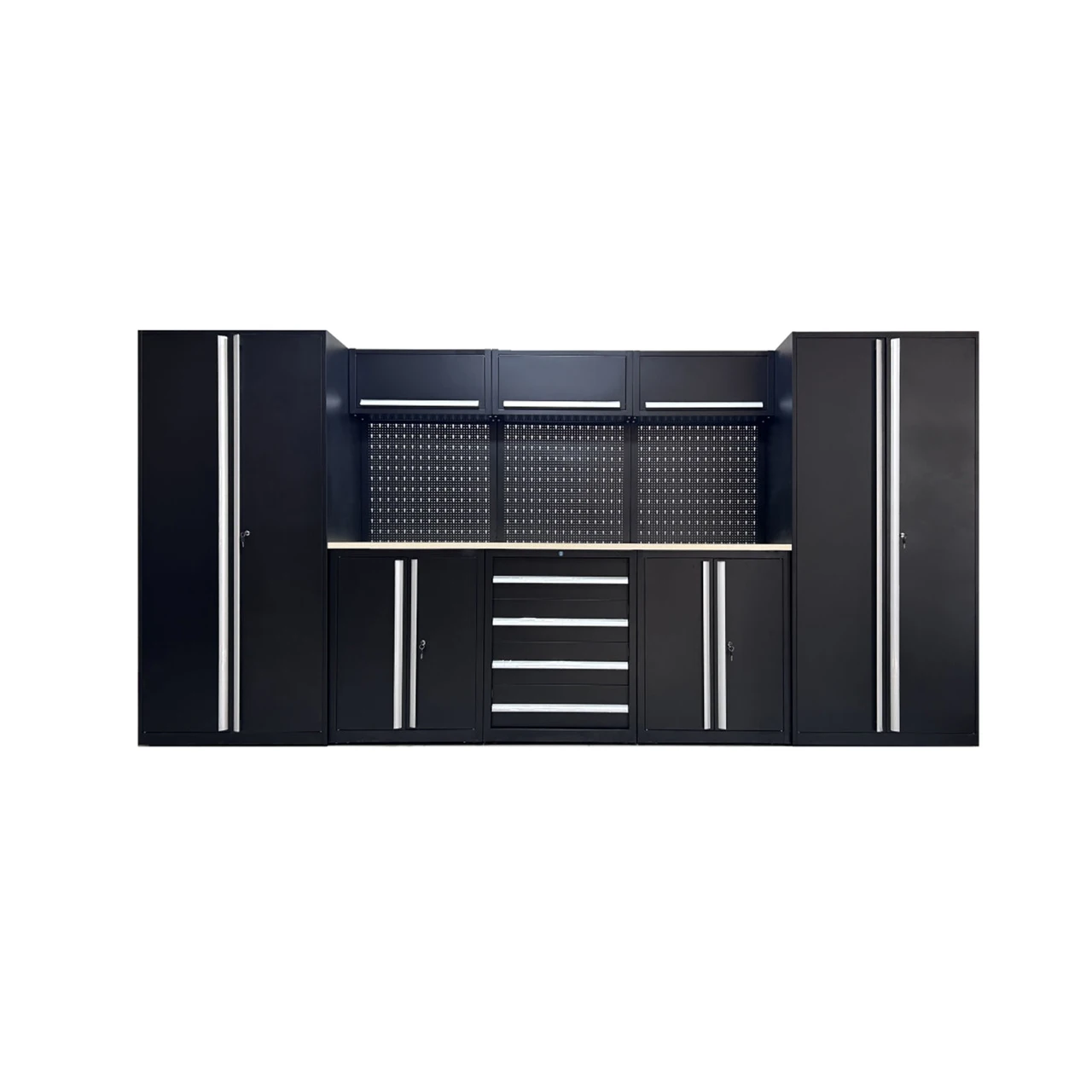 Picture 6: Modular Tool Storage Industrial Grade Cabinet System Complete Workshop Storage with Workbench & Tool Organization