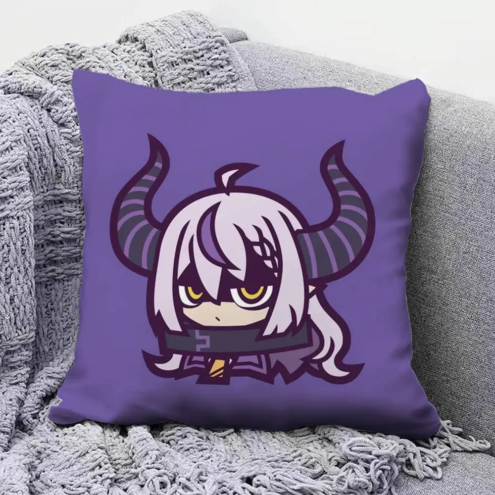 La+ Darknesss Cute VTuber Hololive  Home Sofa Cushion Covers and Aecorative Custom Pillow Covers