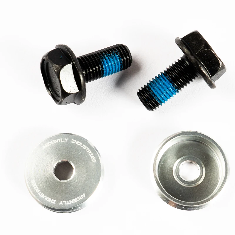 ARDENTLY Bicycle Connecting Rod  Cover Aluminum Alloy Crank Dustproof Cap Fixed Gear Track Bike Dust Plug Hollow Chainwheel Cap