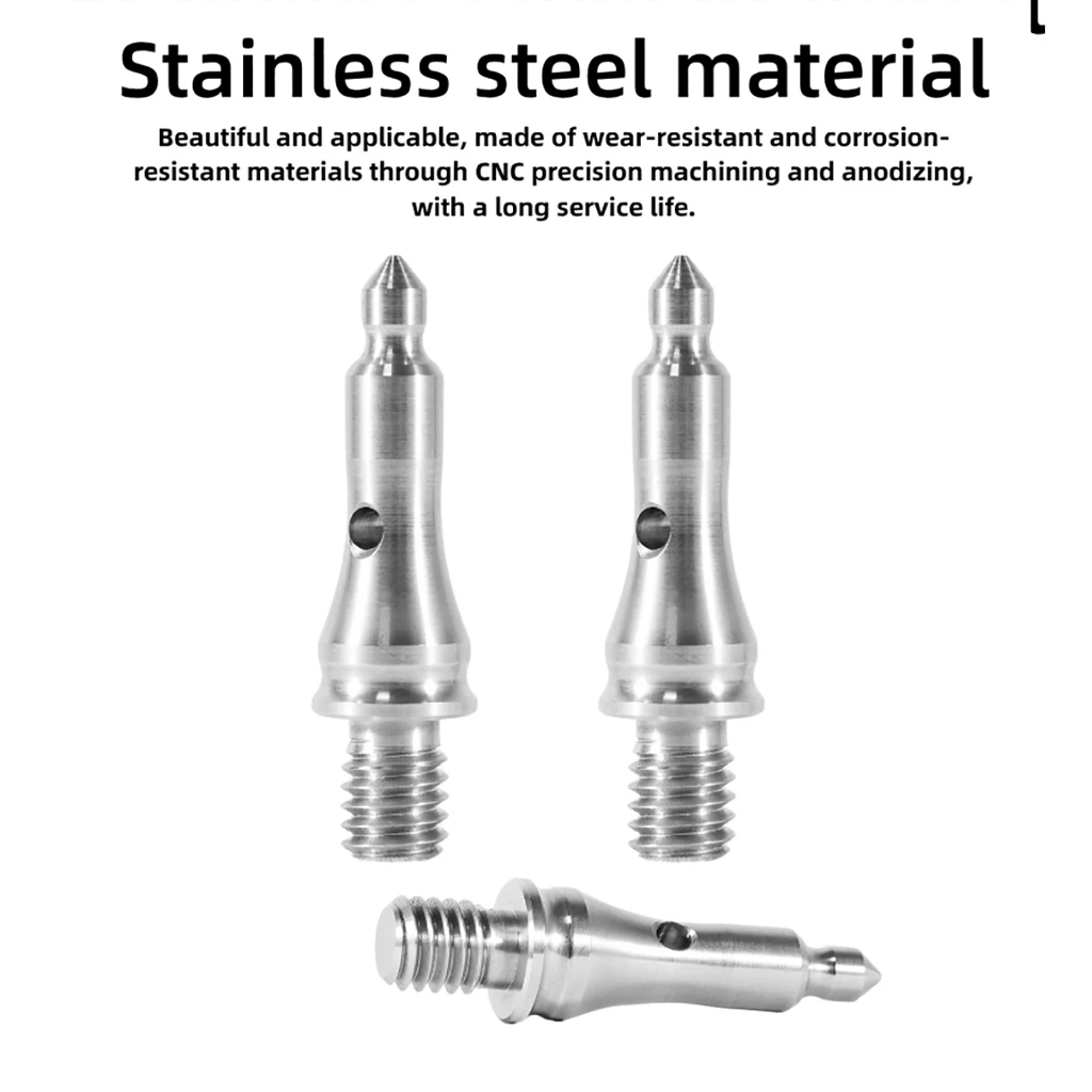 Rutschfeste Stativfüße mit verbessertem Grip für Gras, Kies und unebenes Gelände, ideal für Außenaufnahmen, mit 3/8-Zoll-Schraube, 9,5 mm Durchmesser. – Detail 3