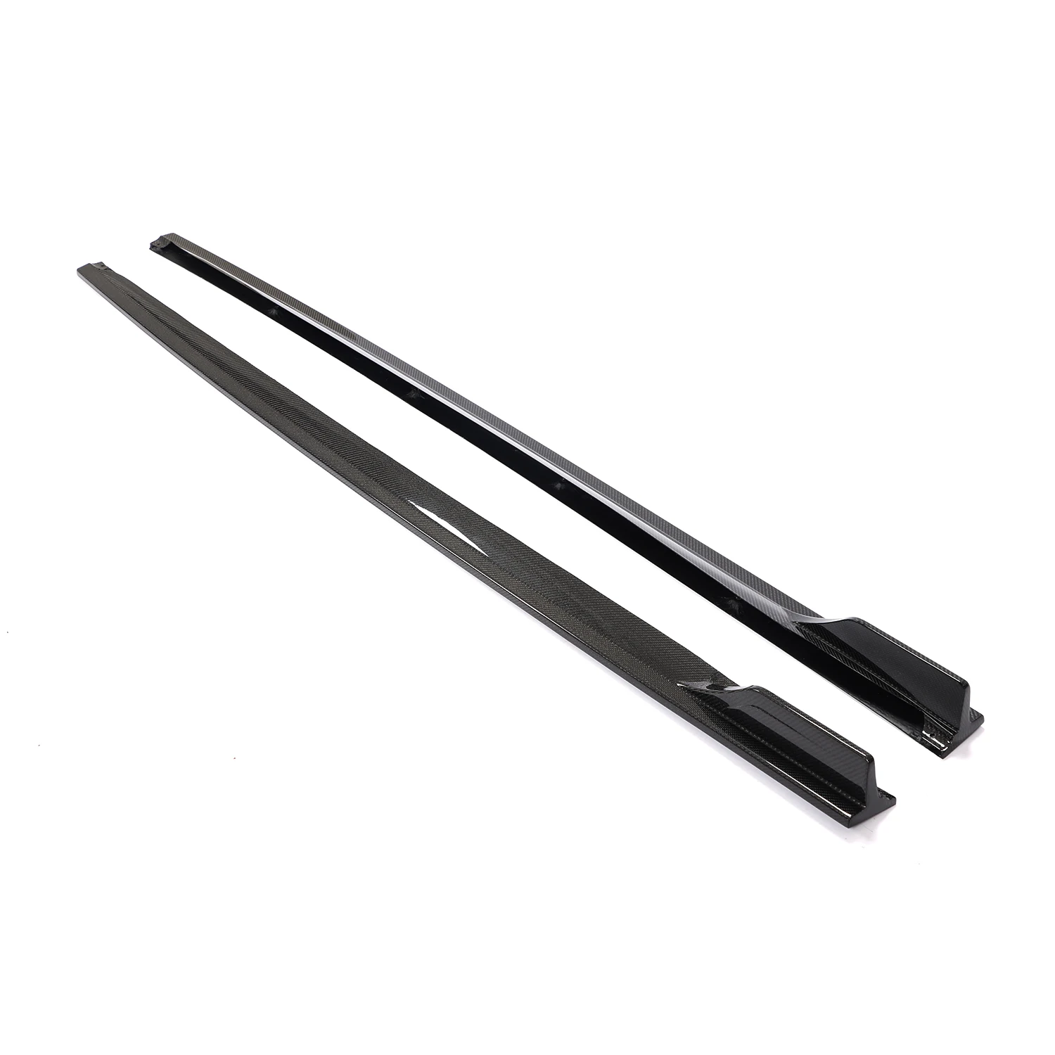 A5 S5 Carbon Auto Side Skirts Extension For Audi A5 S LINE S5 Sportback Hatchback 4-Door 2017-2019
