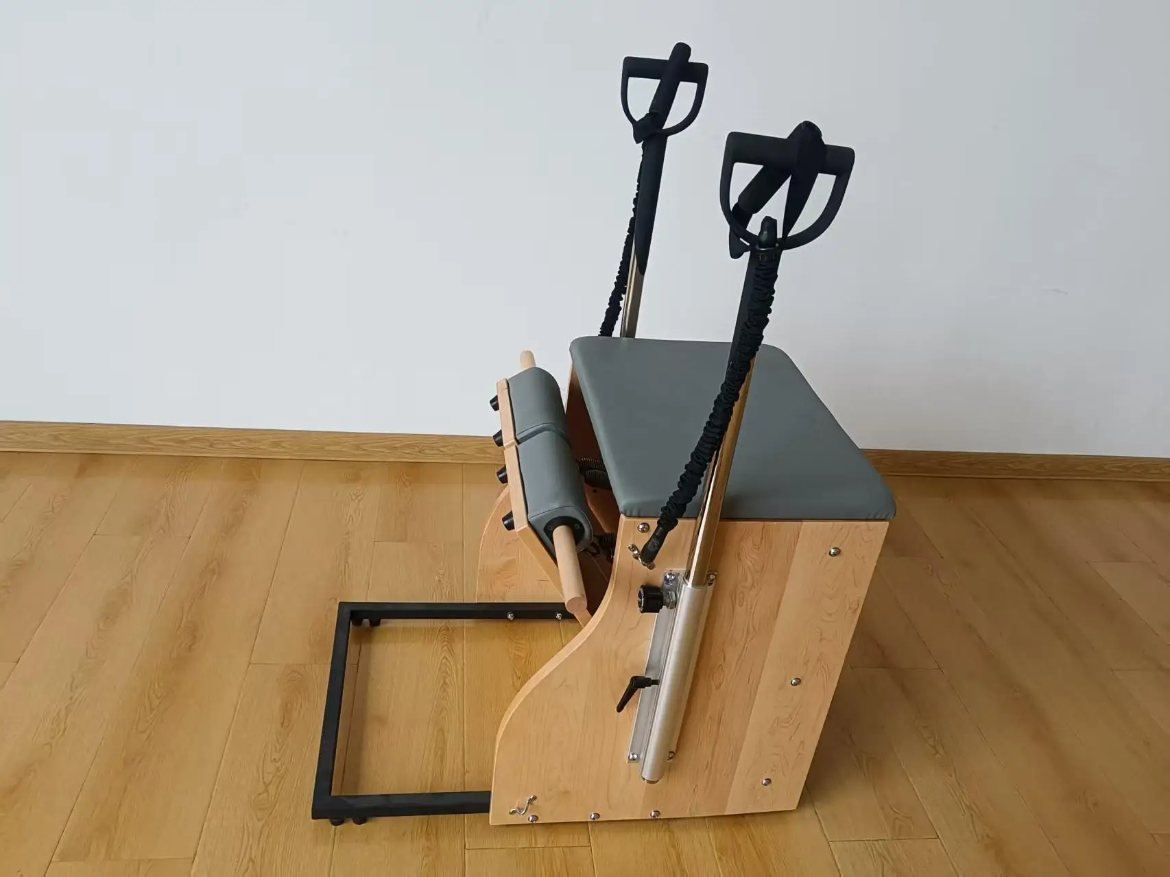 Adjustable Solid Wood Rubber Pilates Equipment Stability Maple Wunda Chair Combo Padded Split Pedals Which Comfortable Stable