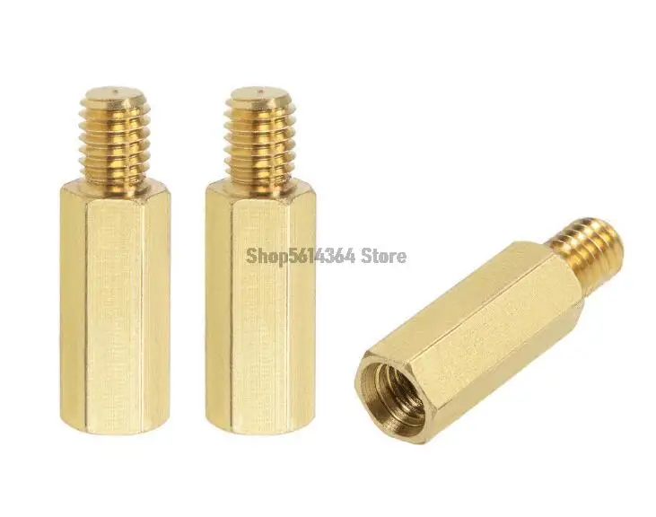 

M6 x 20 mm + 8 mm Male to Female Hex Brass Spacer Standoff 3pcs