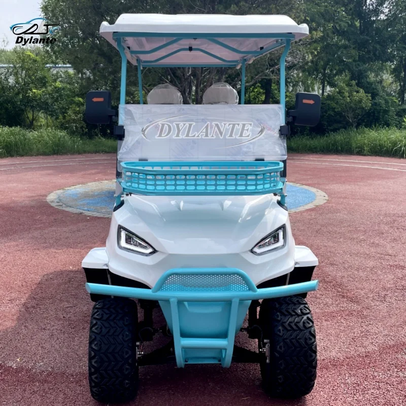 Favour Price Road Legal 6 Seater 48V 72V Electric Golf Cart Multi-Function New Energy Hunting Cart Support Color Customization