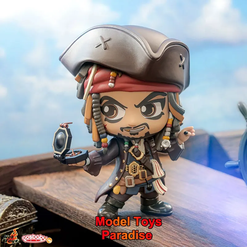 

Hot Toys COSB1099 1/6 Collectible Toys ack Sparrow Pirates of the Caribbean Pirate Captain Soldier 11CM Action Figure Model Gift