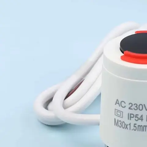 230V NC Valve N58A IP54 Electric Thermal Actuator Radiator For Manifold Underfloor Heating Electric Heating Home Expansion Valve