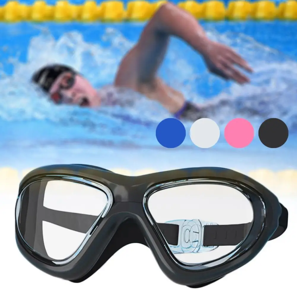 

Adult High-definition Swimming Goggles For Men And Women, Electroplated Comfortable Large Frame Waterproof And Anti-fog Swi G6K2