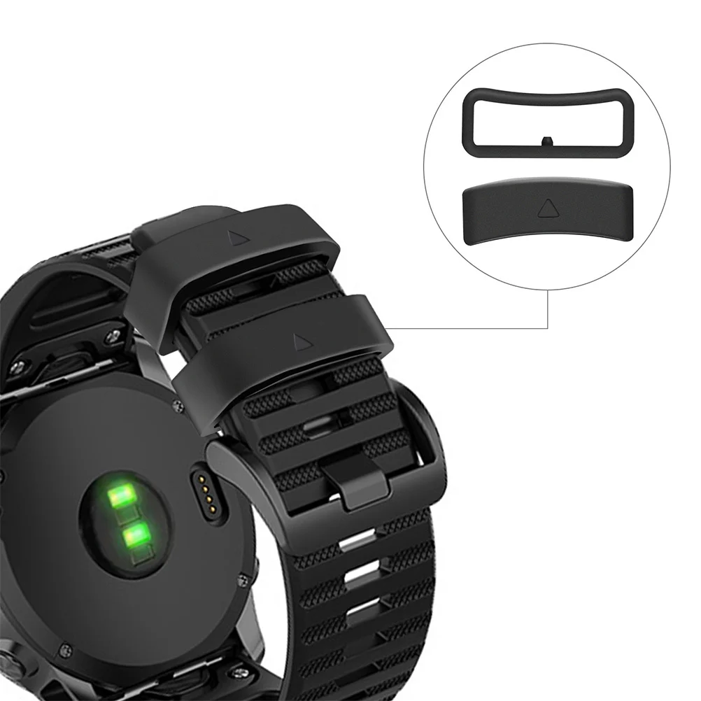 

8Pcs Watch Strap Keeper High Grade Material Safety Ring for Forerunner 230 620 630 Watch Band Holder Belt Loop Keeper