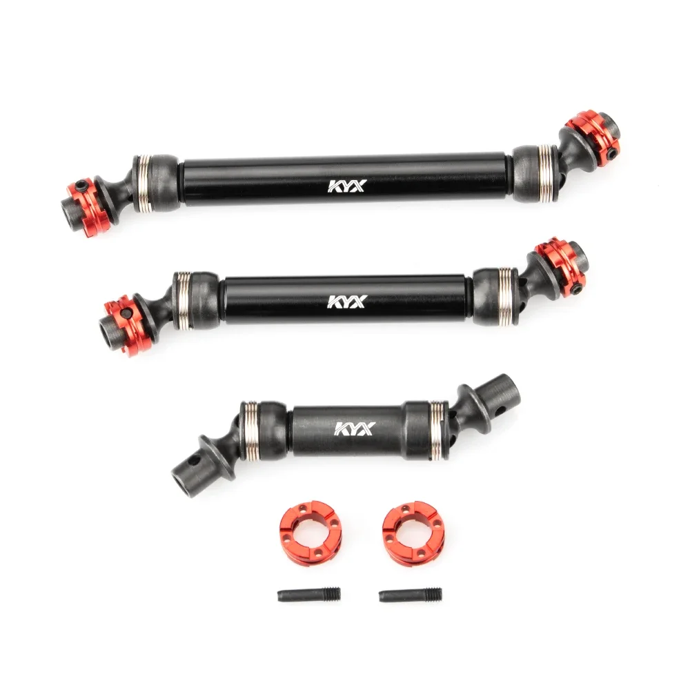 3PCs Model Car Reinforced Steel Flange Transmission Shaft CVD For 1/10 RC Crawler Car Traxxas TRX6 G63