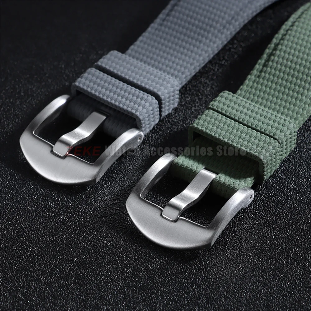 Gebogenes FKM-Gummi-Uhrenarmband mit Schnellverschluss für Omega, Rolex, Seiko, Longines, Tissot Armband 20mm 21/22mm – Detail 5